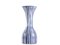 Vintage Scandinavian Ceramic Textured Striped Vase by Mari Simmulson for Upsala Ekeby 1