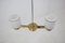 Vintage Brass Pendant Lamp from Lidokov, 1980s, Image 4