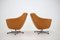 Vintage Leatherette Swivel Chairs, 1970s, Set of 2 4