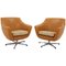 Vintage Leatherette Swivel Chairs, 1970s, Set of 2, Image 1