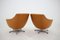 Vintage Leatherette Swivel Chairs, 1970s, Set of 2 5