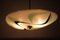 Vintage Glass Pendant Lamp, 1980s 7