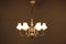 Lámpara de araña Mid-Century en blanco de Lidokov, años 60, Imagen 6