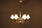 Mid-Century White Chandelier from Lidokov, 1960s 6