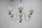 Mid-Century White Chandelier from Lidokov, 1960s 3