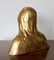 Gilded Plaster & Wax Bust Sculpture 5