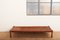Sofá cama de madera, acero y cuero, años 70, Imagen 13