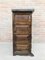Antique Spanish Carved Walnut Chest of Drawers, Immagine 4