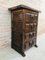 Antique Spanish Carved Walnut Chest of Drawers, Immagine 5