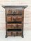 Antique Spanish Carved Walnut Chest of Drawers 9