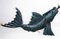 Iron Sculptural Koi Fish Sconce, 1950s 8