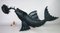 Iron Sculptural Koi Fish Sconce, 1950s 2