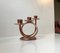 Danish Modernist Copper Spiral Candleholder, 1970s 3