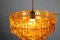 Vintage Orange Plastic Chandelier, Immagine 10