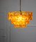 Vintage Orange Plastic Chandelier 9