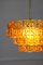 Vintage Orange Plastic Chandelier, Imagen 12