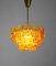 Vintage Orange Plastic Chandelier 8