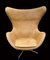 Egg Chair en Cuir Cognac par Arne Jacobsen pour Fritz Hansen, 1960s 1