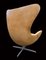 Cognac Leather Egg Chair by Arne Jacobsen for Fritz Hansen, 1960s 8