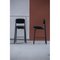 Residence 65 Black Bar Stool by Jean Couvreur 3
