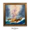 Vintage Square Morning Seascape Oil Painting from David Chambers, Image 2