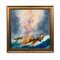 Vintage Square Morning Seascape Oil Painting from David Chambers, Image 1