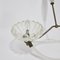 Lámpara de araña Art Déco vintage de cristal de Murano, Imagen 5