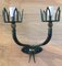 Vintage Art Deco Wandlampe aus Schmiedeeisen 9