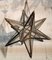 Dekorativer Stern aus massivem Messing & Glas 1