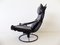 Leather Lounge Chair & Ottoman by Åke Fribytter for Nelo Möbel, 1970s, Set of 2, Image 8