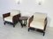 Art- Deco Stil Makassar & Klavierlack Armlehnstühle, 2er Set 10