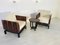 Art- Deco Stil Makassar & Klavierlack Armlehnstühle, 2er Set 5