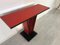 Art Deco Red and Black Console Table 3