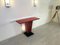 Art Deco Red and Black Console Table 6