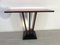 Art Deco Red and Black Console Table 8