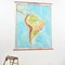 Vintage South America Westermann School Map, 1960s 1