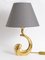 Lámpara de mesa de latón de Pierre Cardin, años 70, Imagen 1