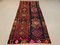 Large Vintage Turkish Red & Navy Wool Kilim Rug 2