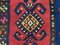 Large Vintage Turkish Red & Navy Wool Kilim Rug, Image 4