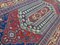 Großer afghanischer Soumak Kilim Teppich in Rot, Blau & Beige 4