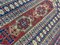 Grand Tapis Soumak Kilim Vintage Rouge, Bleu et Beige, Afghanistan 6