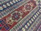 Großer afghanischer Soumak Kilim Teppich in Rot, Blau & Beige 6