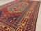 Large Vintage Afghan Red, Blue & Beige Soumak Kilim Rug 5