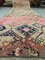 Grand Tapis Kilim Vintage en Laine Rose et Noire, Turquie 5