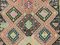 Großer türkischer Vintage Kelim-Teppich in Rosa & Schwarz aus Wolle 8