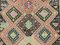 Tappeto Kilim vintage grande in lana rosa e nera, Turchia, Immagine 8