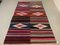 Grand Tapis Kilim Vintage en Laine Violet, Rose & Noire, Turquie 2