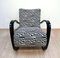 Art Deco Club Chair H269 by J. Halabala, Czech Republic, circa 1930 4