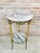Antique Spanish Bronze, Gilt Brass & Marble Side Table, Image 1