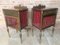 Antique Louis XVI Bronze & Glass Nightstands, Set of 2, Imagen 36